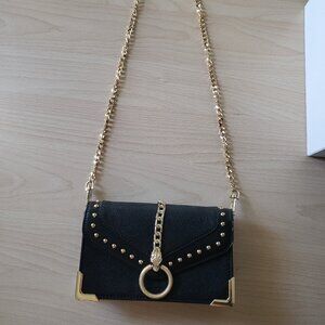 Aldo black snake bag
